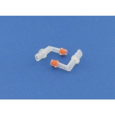 Satz (4Stck.) Bio-Milker® Winkelluftschlauch für Lufteinlassventil orange