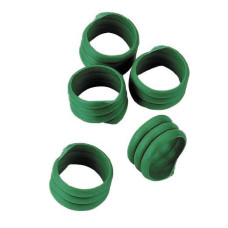 Spiralring,16mm,grün, Kunstst. zu 