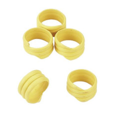 Spiralring, 16mm, gelb, Kunstst. z