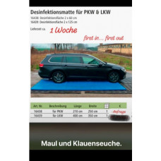 PKW / LKW Desinfektionsmatte PKW / LKW Desinfektionsmatte